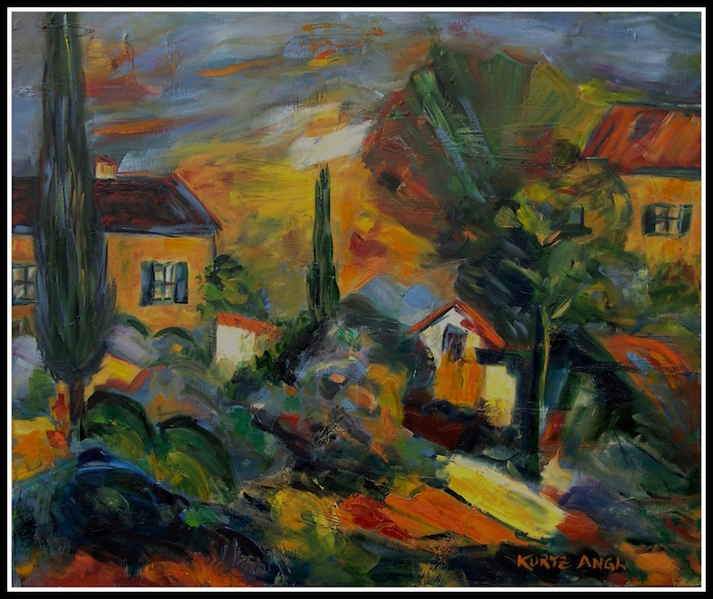 Landscape with Cypress